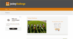Desktop Screenshot of jockey-challenge.com